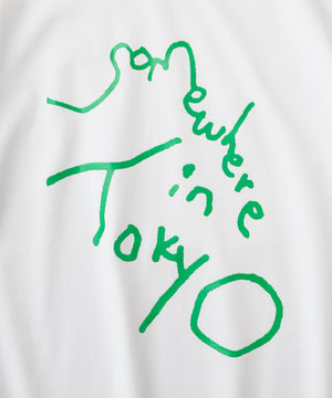 9.6oz Logo Tee - White x Neon Green